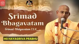 How to identify the real culprits ? || HG Hayagriva Prabhu  || Śrīmad-Bhāgavatam 7.5.8
