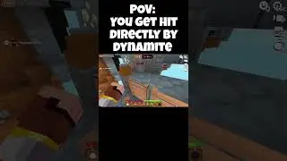 Cool way to eliminate your enemies in Minefun.io Skywars!