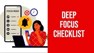 Deep Focus Checklist🕒 | Captain Time