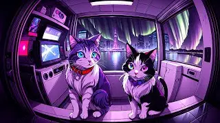 Neon Whiskers: Synthwave & Retro Dreams 🎵🐾