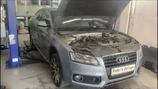 Замена поликлинового ремня Audi A4, A5 A6 2.7 TDI