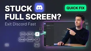 How to Exit Full Screen on Discord (Windows, Mac & Browser) | Quick Fix Tutorial