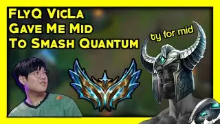VicLa Gave Me Mid So I SMASHED Quantum And Carried Him -  Challenger Mid Tryndamere Game
