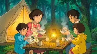 We Sat Together, Ate Ramen, and Listened to the Rain | Ghibli Inspired