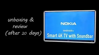 Nokia 50 inch 4k TV unboxing and review | tamil