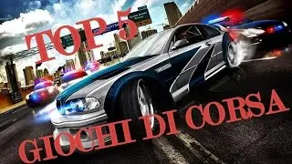 TOP 5: GIOCHI DI CORSA / BEST 5 RACE GAMES (NEED FOR SPEED, GRAN TURISMO, NFS, THE CREW, GTA,)