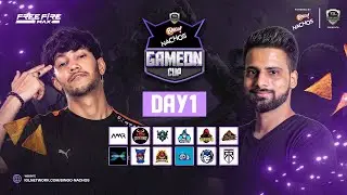 Bingo! Nachos x IGL Freefire Max GAMEON CUP |Watch Party Day 1| Ft.The Mafias, OG Elite, Aura,Chaos,