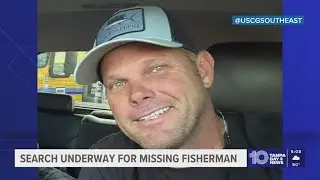 Coast Guard crews looking for missing fisherman off Anclote
