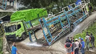 KESALAHAN FATAL !!! DRAMA TRUK CEPER TERSANGKUT TOTAL, Akses Jalan di Sitinjau Lauik Lumpuh Total