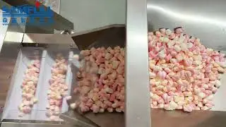 M&aacute;quina envasadora vertical con pesadora multicabezal de malvaviscos de alta velocidad