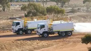Shermac Roadserve 1500 & 2000 Water Carts in Action