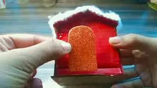 How to Make DIY  Cardboard Miniature Winter Wonderland Zen Garden / Christmas Decoration🎅🌲🎉