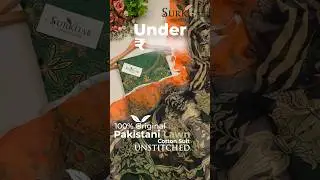 New Launch 😍 | 100% Original Pakistani Lawn Cotton Salwar Kameez | Unstitched #shorts #ytshorts