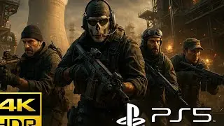🔥 Modern Warfare 3 SAS Nuclear Reactor Mission - Full Team Intense Gameplay [4K HDR | PS5]