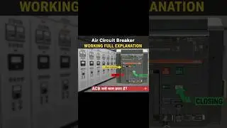 Air Circuit Breaker Working Full Explanation | ACB कैसे काम करता है? Trip Spring Charging हिंदी में