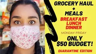 EXTREME Grocery Budget | ALL Meals in  2020 | ONLY $50 a Week | What I eat in a week! | Easy meals