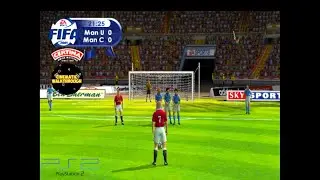 FIFA 2001: Derby di Manchester - Man United vs Man City | Gameplay PS2 ITA