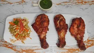 Chicken Tandoori With Salad #ramadan #foodie #foodblog #eeeeats  #iftar #ramadan2024 #viralvideos