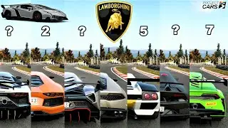 Project Cars 3 Top  Fastest || Lamborghini Cars || Top Speed Battle || Brutal Engine Sounds