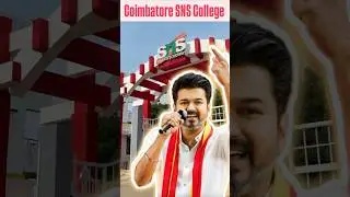 Thalapathy Vijay Visited College in #coimbatore😱🙀 SNS college Sneak-inn📈 Engineering & Technology