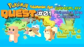Pok&eacute;mon Quest 01 - Recome&ccedil;ando o Jogo com Charmander! #pokemon