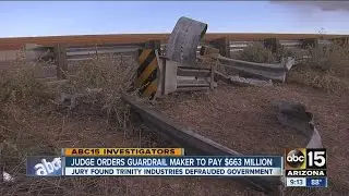 Judge orders guardrail maker to pay $663 million