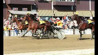 Yankee Lo & H&aring;kan Skoglund vinner &Aring;dalspriset (200 000 kr) p&aring; Dannero 1998. Tid: 1.13,0a/1 640 meter