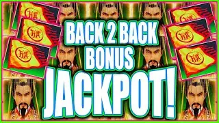OMG We Got  BACK 2 BACK BONUS JACKPOT! Golden Century Dragon Link Slot