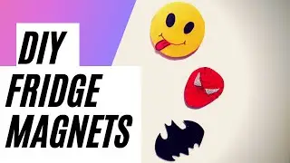 3 diy fridge magnet ideas  in under 10 mins/super cute and easy / home decor ideas