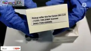 Pickup roller tire for Canon DR-C125 / C225 / DR-2580C Scanner (MA2-7326-020000)