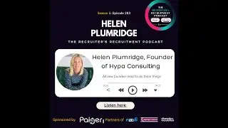 EP283: Helen Plumridge, Founder of Hypa Consulting - All new founders need to do these things