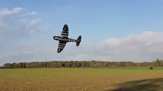 Hangar 9 P-47 20cc - Saito FA-125a - Stock exhaust vs straight exhaust