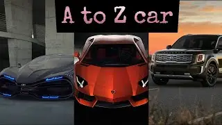 A to Z name walo ki cars