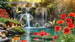 Soft Whispering Water 💦 Relaxing Nature Sounds for Sleep, Meditation & Focus | Calm Mind Flow