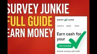SURVEY JUNKIE[how to make money online with your phone or laptop]