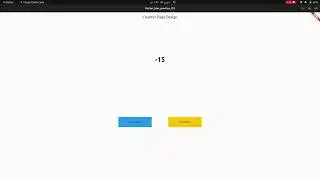 Counter App using Flutter Bloc Package