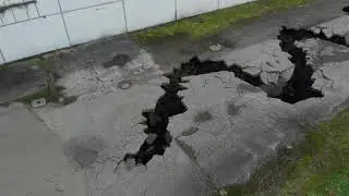 Houdini road collapse