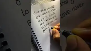 I am not here to steal your heart