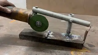 Homemade angel grinder stand you don&rsquo;t have, You've never seen it before
