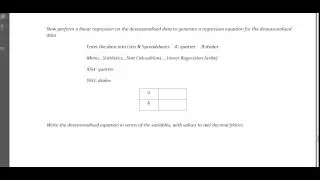 Deseasonalising Data