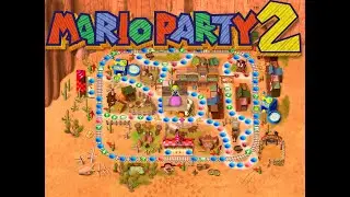Mario Party 2 50 Turns Western Land (Peach)