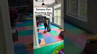 Simple Sensory Hack: Punching Bag! #autism #autismawareness