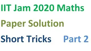 iit jam mathematics 2020 iit jam 2020 mathematics solution real analysis linear algebra group theory