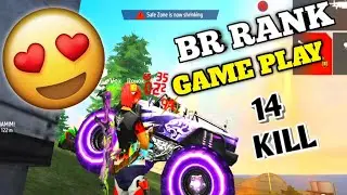 🔥 Free Fire BR Rank Gameplay — Epic Booyah & Intense Fights! 14 KILl 😜 @GaminGRonoK1 👍