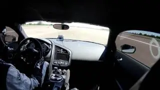 Dallas Performance Twin Turbo Audi R8 - US Mile - Half Mile - Crazy 2 wheel drive testing