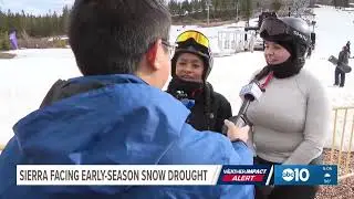 Austin Castro On ABC10 News Season Snow Drought 