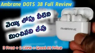 AMBRANE DOTS 38 FULL review! Best at Price! Low Price Air pods Pro!