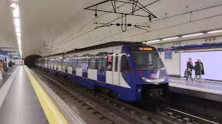 Metro de Madrid: 9439 entrando en Avenida de Am&eacute;rica L9