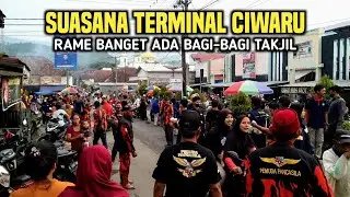 Suasana Ngabuburit di Desa Ciwaru Kuningan Jawa Barat, Bagi-bagi Takjil Untuk Berbuka Puasa