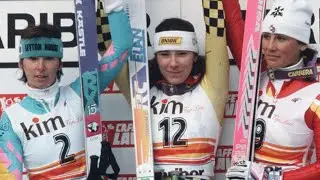 Mateja Svet wins giantslalom (Maribor 1990)